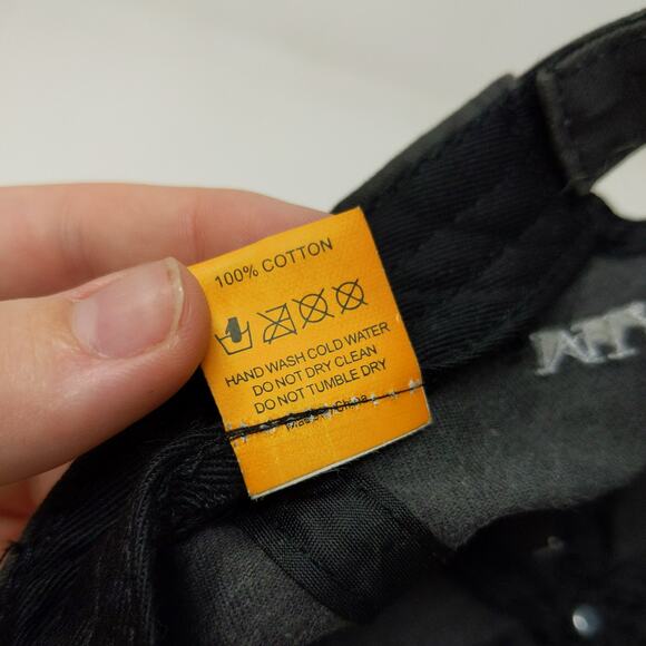 Lucky 7 USA Strapback Hat Miami Beach Florida Black Embroidered MB Logo W/Tags - Picture 14 of 14